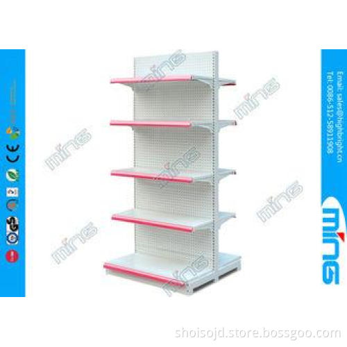 Mini Market Supermarket Display Shelves Double Sided for Gr